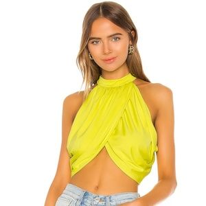 Revolve Emani Wrap Crop Top